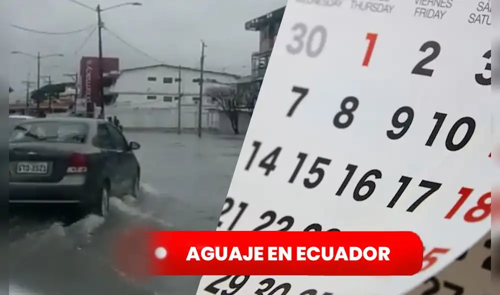 Cada año, las costas de Ecuador son afectadas por un incremento en su nivel del mar. Foto: composición LR/Hora Noticias/Twitter