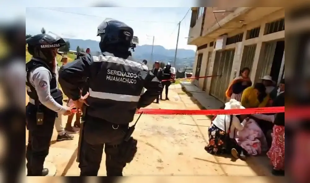 El chofer y la camioneta fueron llevados a la comisaría de Huamachuco. Foto: Hco Tv