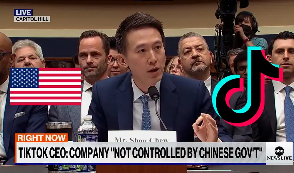 Informes señalan que hay una elevada presión sobre ByteDance para que TikTok sea vendida si no quiere que se le cierren varias puertas en el mercado. Foto: composición LR / captura de Abcnewlive Informes señalan que hay una elevada presión sobre ByteDance para que TikTok sea vendida si no quiere que se le cierren varias puertas en el mercado. Foto: composición LR / captura de Abcnewlive