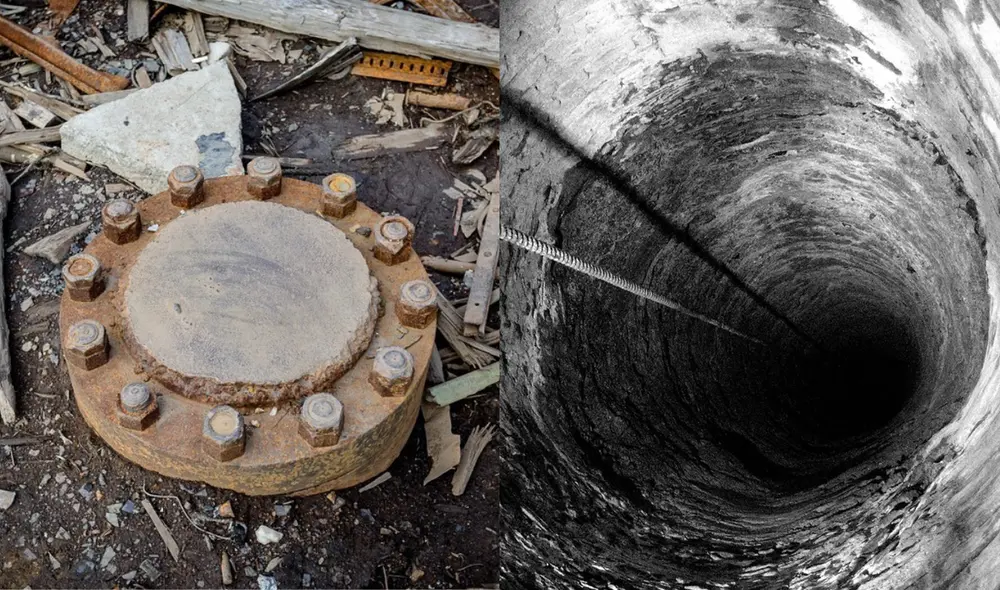 El pozo superprofundo de Kola, considerado el más hondo de la Tierra creado por el hombre, se realizó con el propósito de explorar la corteza terrestre. Foto: composición LR/Amusing Planet/The what if show El pozo superprofundo de Kola, considerado el más hondo de la Tierra creado por el hombre, se realizó con el propósito de explorar la corteza terrestre. Foto: composición LR/Amusing Planet/The what if show