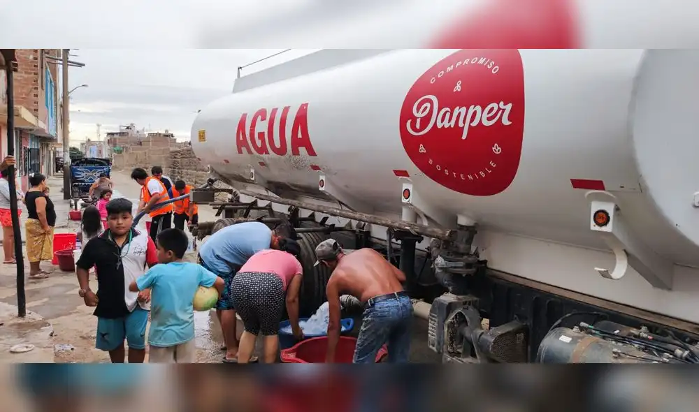 Sector privado ayudando a los afectados por el ciclon Yaku en el norte peruano. Fuente: Difusión