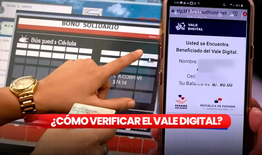 El Vale Digital 2023 se entrega a las personas que estén registradas en Listo Wallet y cumplan con los requisitos. Foto: composición de Fabrizio Oviedo/La República/ECO TV/Panamá América El Vale Digital 2023 se entrega a las personas que estén registradas en Listo Wallet y cumplan con los requisitos. Foto: composición de Fabrizio Oviedo/La República/ECO TV/Panamá América