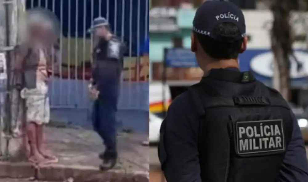 Un grupo de vecinos en Brasil usó un cable para atar a un presunto violador. Foto: composición LR/@acorda_df/Twitter/Flickr