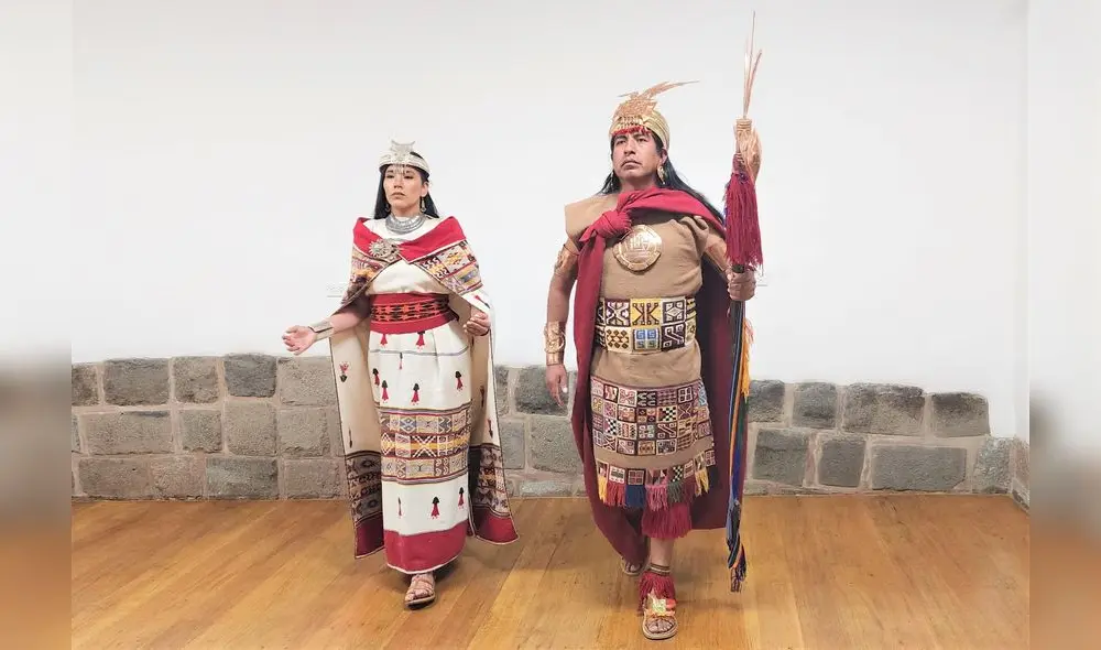 Karen Yulissa Gonzales Saldívar y Robert Paucara Churana, interpretarán a la qoya y al inka en el Inti Raymi 2023. Foto: Difusión.