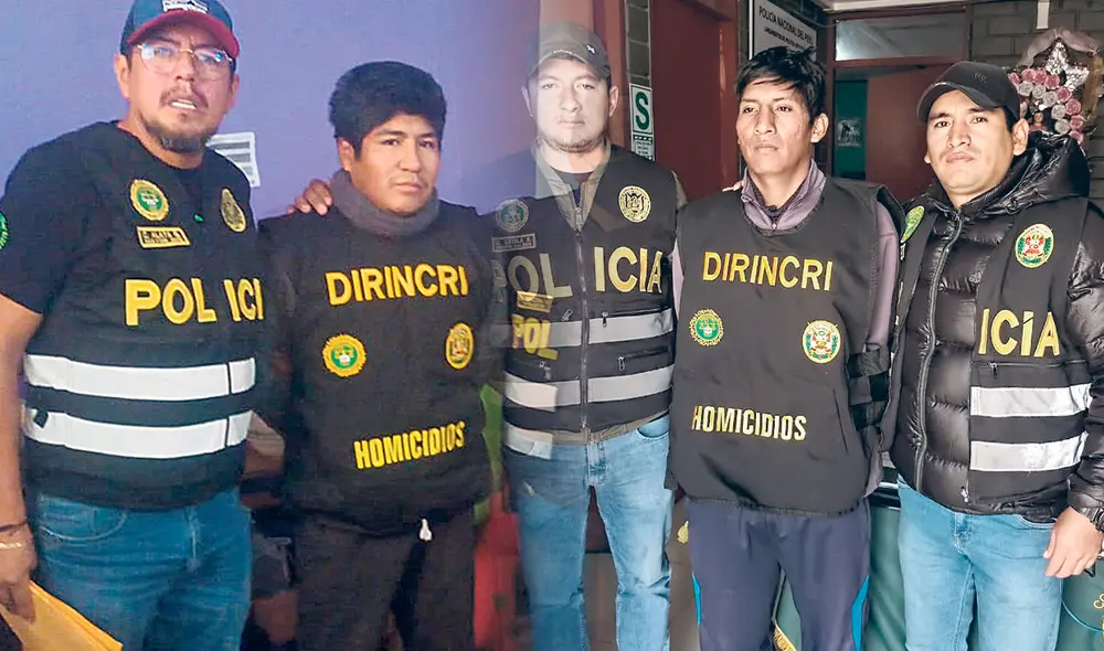 Investigación. Erusbel Apaza e Ismael Díaz, detenidos ayer. Foto: difusión