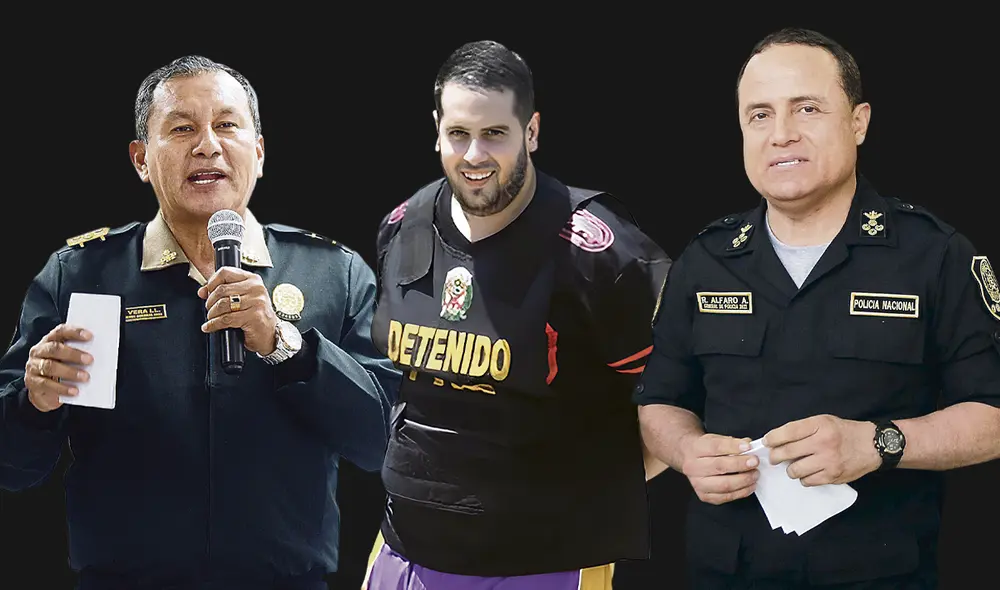 El Español, Jorge Hernández, incriminó a los ex comandantes generales PNP Luis Vera y Raúl Alfaro en una presunta red de corrupción de licitaciones y contrataciones policiales. Foto: composición LR
