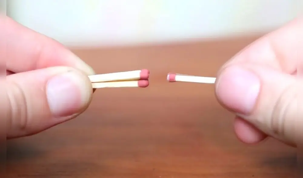 De esta ingeniosa manera este usuario consiguió encender un fósforo | Foto: Composición GLR/YouTube