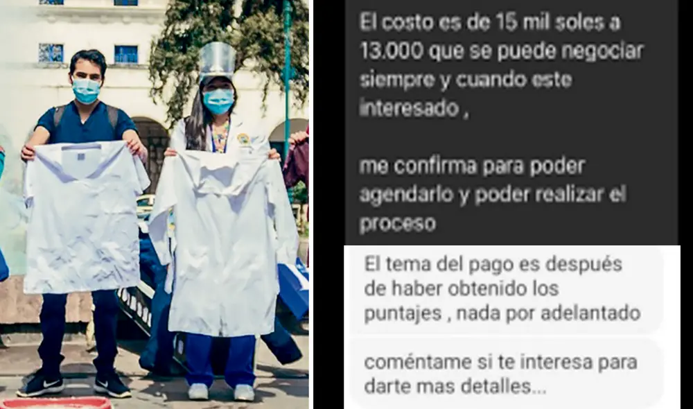 Alumnos exigen anulación del ENAM, una de las pruebas más importantes de su carrera. Foto: difusión/FEPEMH Alumnos exigen anulación del ENAM, una de las pruebas más importantes de su carrera. Foto: difusión/FEPEMH