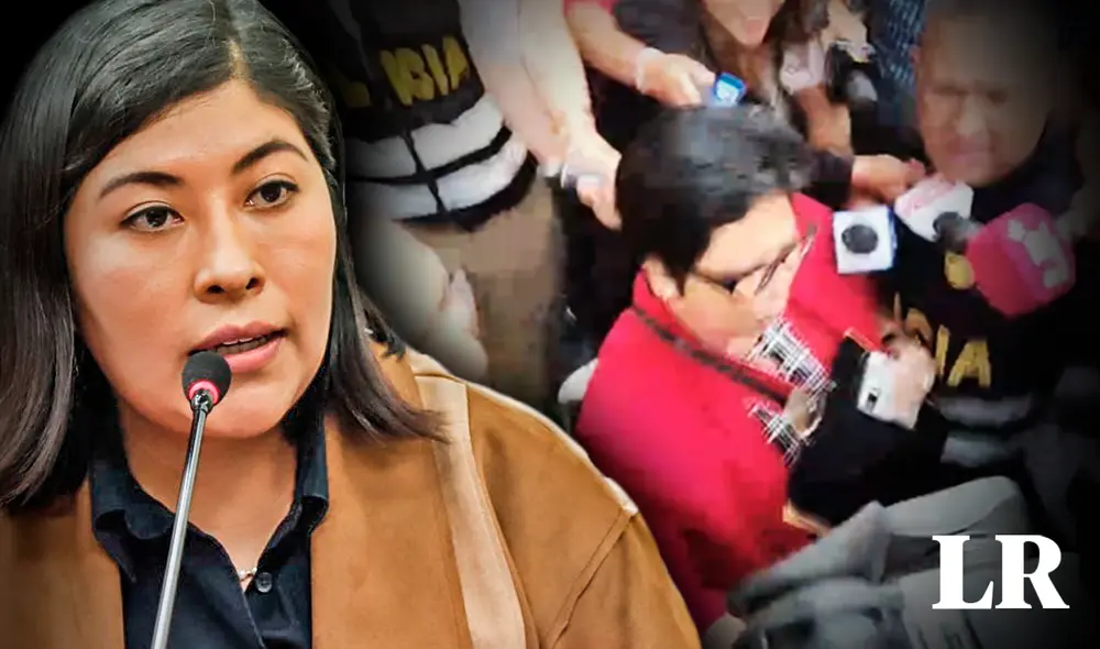Betssy Chávez recientemente fue suspendida de sus funciones congresales. Foto: composición Fabrizio Oviedo/LR
