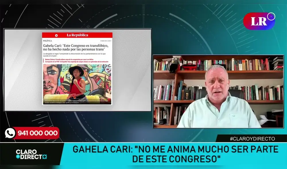 Augusto Álvarez Rodrich se refirió a Gahela Cari y a la hipótesis de que no suspendieron a Sánchez por transfobia. Foto: LR+/Video: LR+ Augusto Álvarez Rodrich se refirió a Gahela Cari y a la hipótesis de que no suspendieron a Sánchez por transfobia. Foto: LR+/Video: LR+