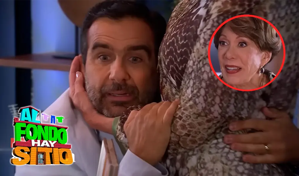 Francesca sigue siendo engañada por su esposo en "Al fondo hay sitio". Foto: composición LR/captura de América TV