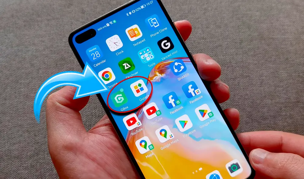GBox y Gspace te permite tener los servicios de Google en un Huawei. Foto: ICTfix GBox y Gspace te permite tener los servicios de Google en un Huawei. Foto: ICTfix