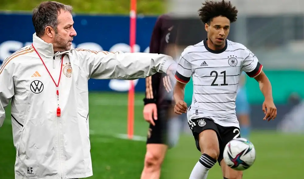 Hansi Flick convocó a varios futbolistas que aún no han debutado con la selección alemana de mayores para el Perú vs. Alemania. Foto: composición GLR / dpa / Maxppp