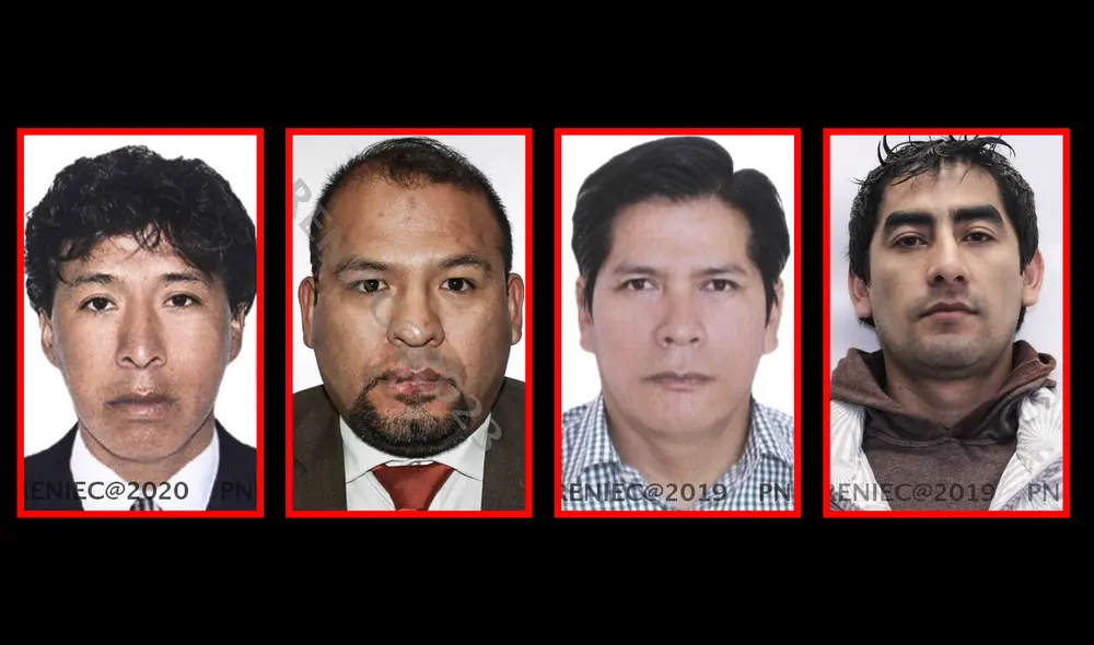 Más buscados. Lista está integrada por el exalcalde Omar Candia. Foto: composición LR / Mininter