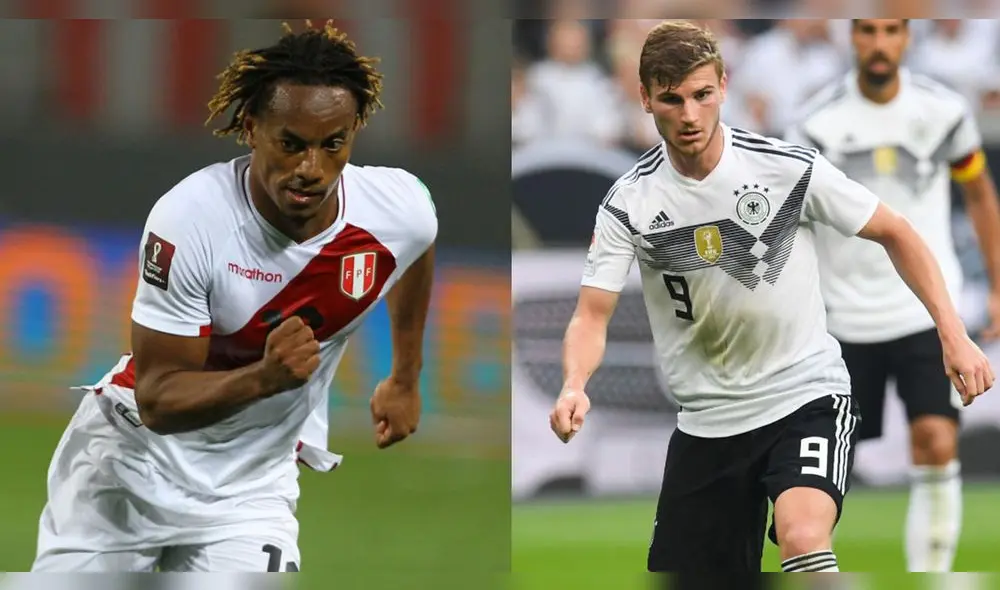 André Carrillo y Timo Werner se perfilan como titulares en este Perú vs. Alemania. Foto: composición Luis Jiménez/GLR/AFP