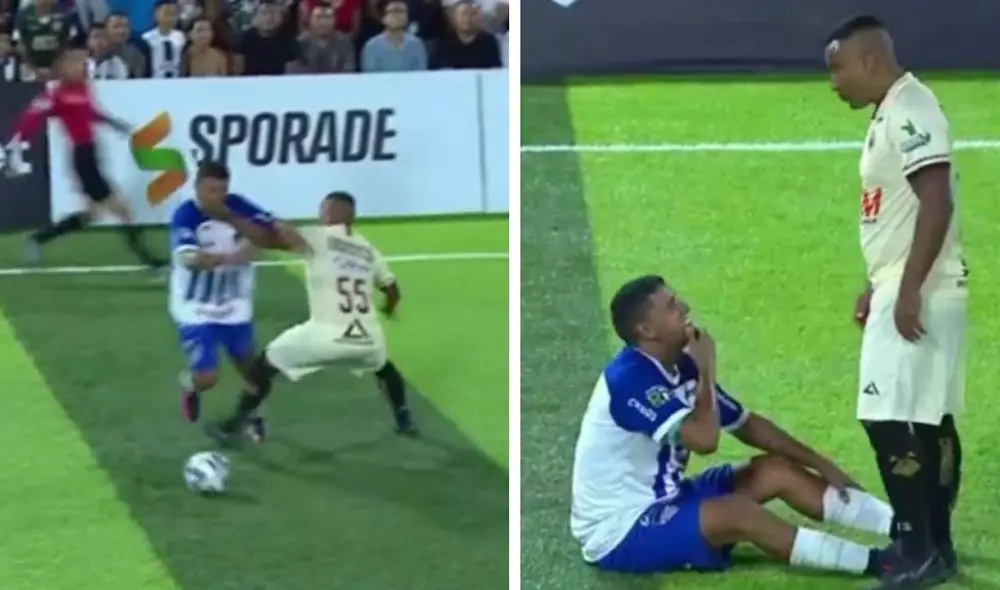 Reimond Manco y 'Toñito' Gonzáles se enfrentaron en el clásico. Foto: captura/Movistar Deportes