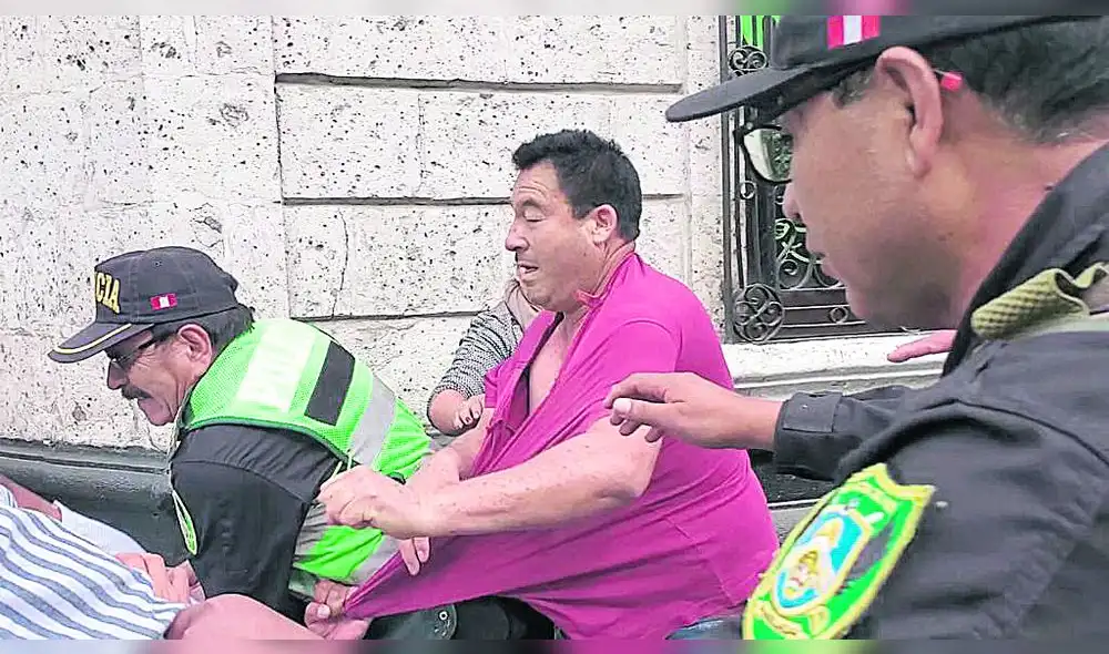 Agresiones. Parlamentario no ocultó su posición de pelearse si alguien lo agredía verbalmente en la calle. Foto: La República.