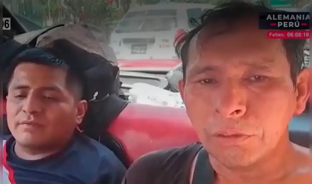 Los delincuentes fueron trasladados a la comisaría de San Cayetano, en El Agustino. Foto: captura de América TV Los delincuentes fueron trasladados a la comisaría de San Cayetano, en El Agustino. Foto: captura de América TV