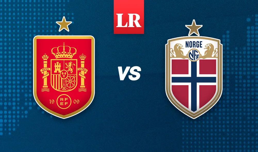 España vs. Noruega: ambas selecciones son parte del grupo A de eliminatorias a la Eurocopa 2024. Foto: composición de Álvaro Lozano/La República