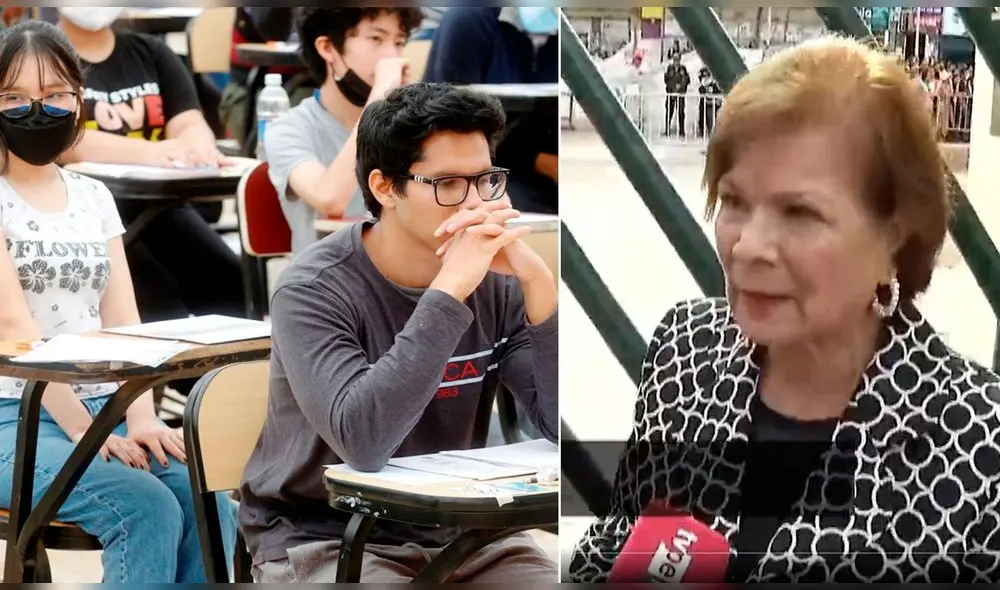 Jeri Ramón declaró que menores con DNI vencido podrán dar examen. Foto: composición LR / Andina / TV Perú Jeri Ramón declaró que menores con DNI vencido podrán dar examen. Foto: composición LR / Andina / TV Perú