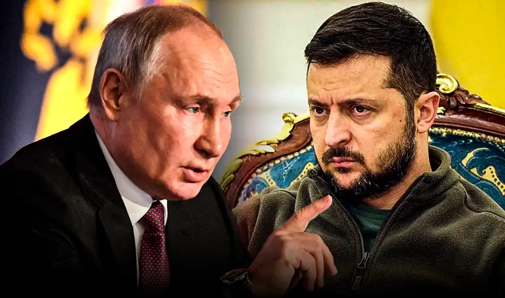 "Aquí no hay nada inusual: Estados Unidos lo hace desde hace décadas”, dijo el presidente Putin. Foto: composición LR/AFP/EFE