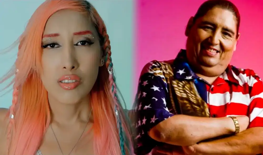 Cinthia Gutiérrez es hija del fallecido cantante Tongo. Foto: composición LR/ YouTube/ Facebook.