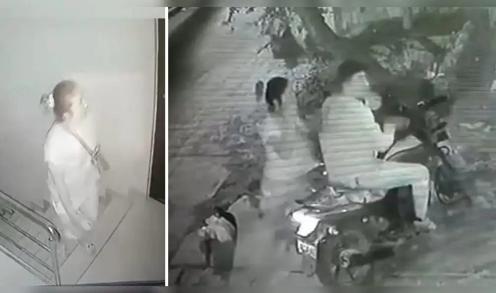 Chiclayo. Cámaras de seguridad captaron a los delincuentes. Foto: Captura cámaras