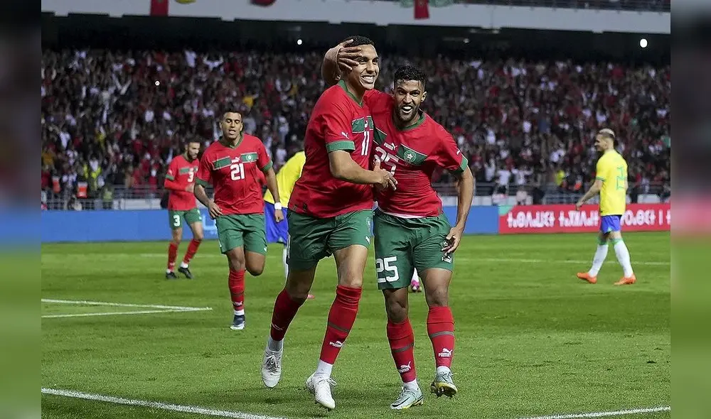 Marruecos derrotó por 2 a 1 a Brasil en partido amistoso. Foto: Marruecos Marruecos derrotó por 2 a 1 a Brasil en partido amistoso. Foto: Marruecos