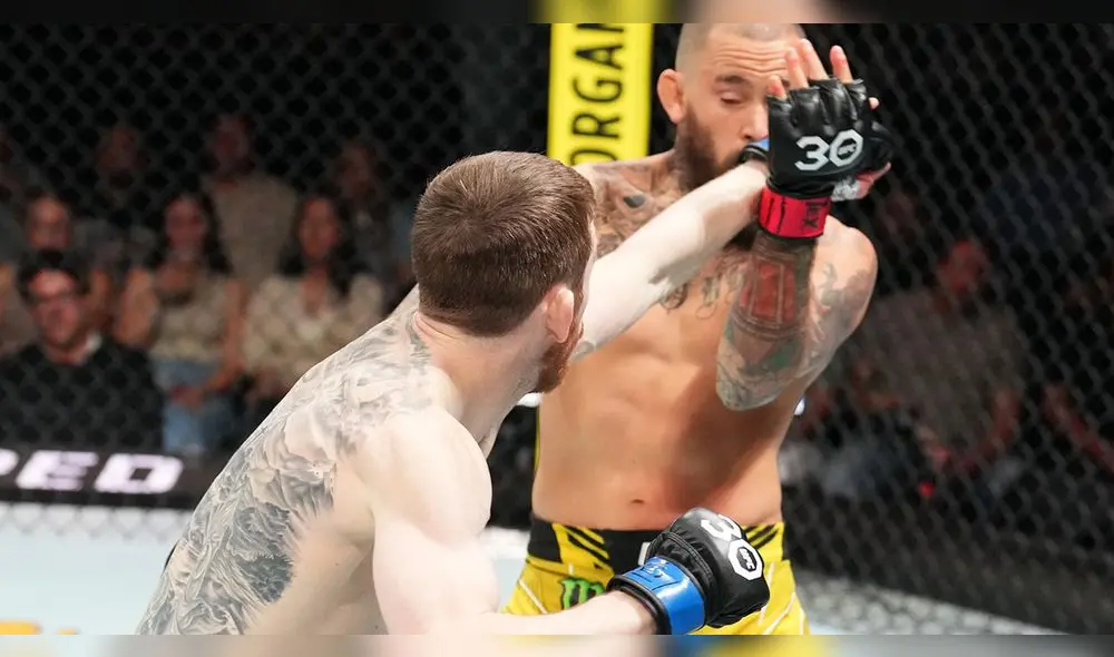 'Chito'  Vera fue sometido por Sandhagen durante la  mayor parte de la pelea. Foto: UFC