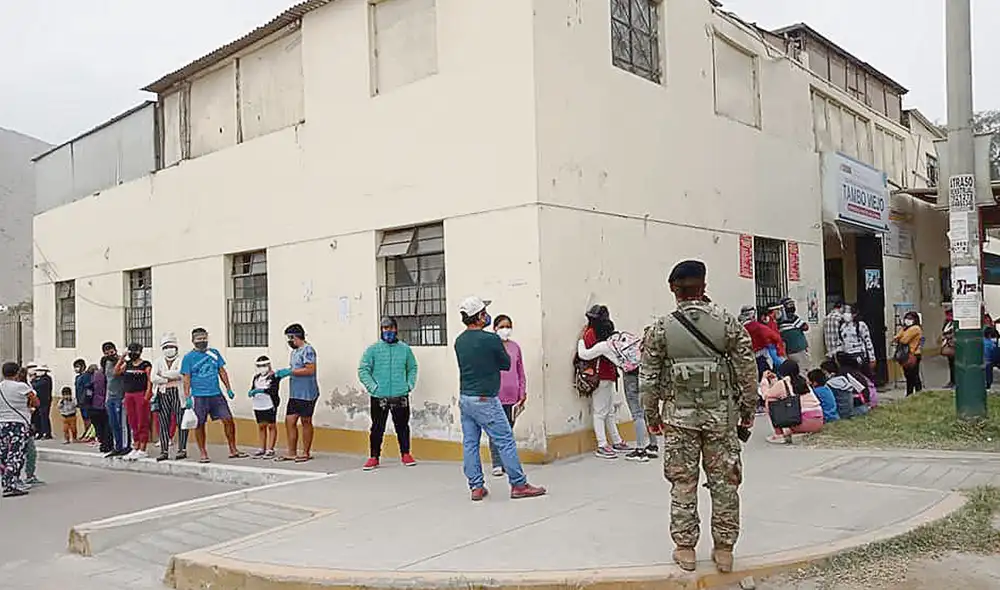Muy tarde. Las víctimas fueron trasladadas al centro de salud de Cieneguilla, pero dos de ellas murieron en el trayecto. Foto: difusión