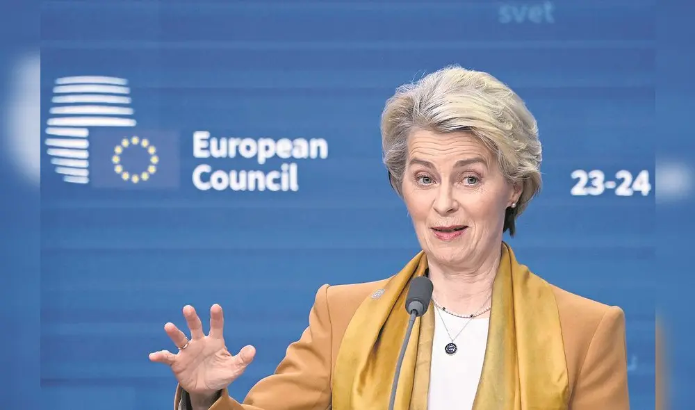 Presidenta de la CE, Ursula von der Leyen, exige plan para el retorno de niños llevados ilegalmente a Rusia. Foto: AFP Presidenta de la CE, Ursula von der Leyen, exige plan para el retorno de niños llevados ilegalmente a Rusia. Foto: AFP