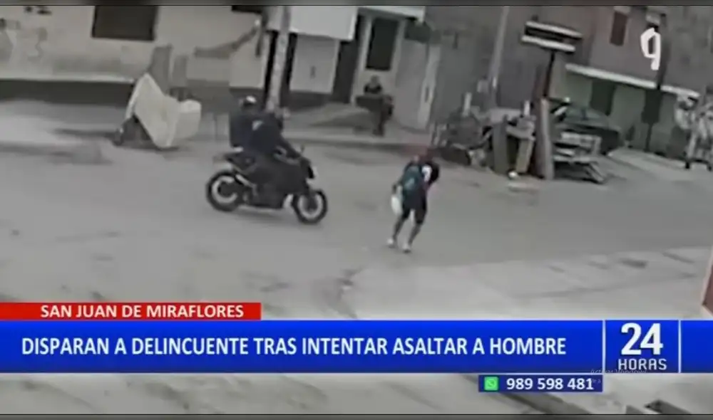 Agentes Ternas frustran robo en San Juan de Miraflores. Foto: Panamericana TV/Video: Panamericana TV