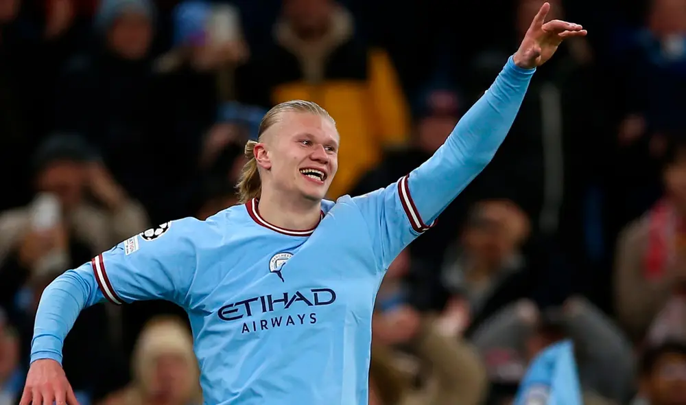 Erling Haaland llegó a Manchester City a mediados del 2022. Foto: EFE Erling Haaland llegó a Manchester City a mediados del 2022. Foto: EFE