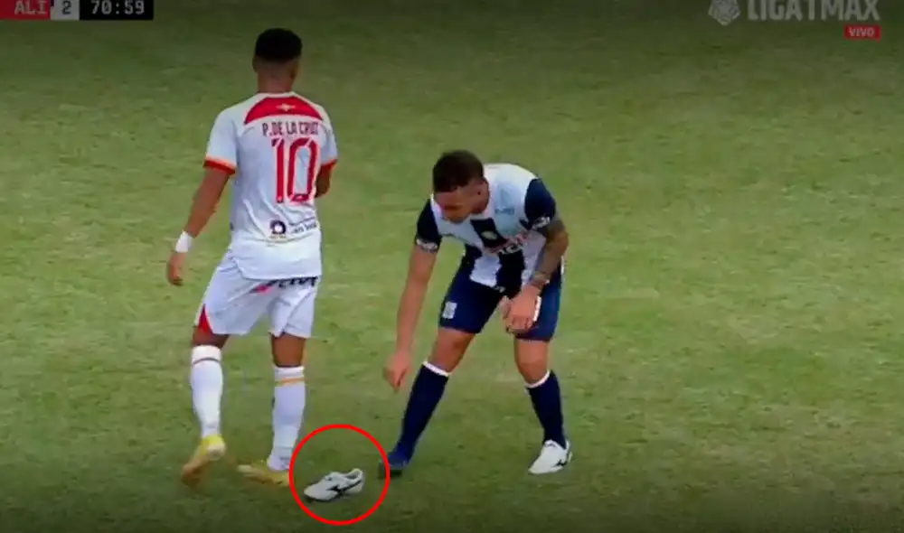 Pablo Lavandeira ingresó en lugar de Christian Cueva. Foto: captura de Liga 1 Max. Video: Liga 1 Max Pablo Lavandeira ingresó en lugar de Christian Cueva. Foto: captura de Liga 1 Max. Video: Liga 1 Max
