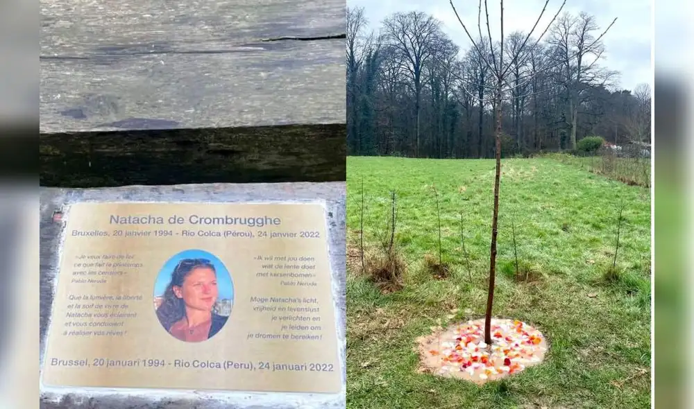 Despidieron a Natacha de Crombrugghe en Bélgica. Foto: composición de Luis Fernando/Looking for Natacha Despidieron a Natacha de Crombrugghe en Bélgica. Foto: composición de Luis Fernando/Looking for Natacha