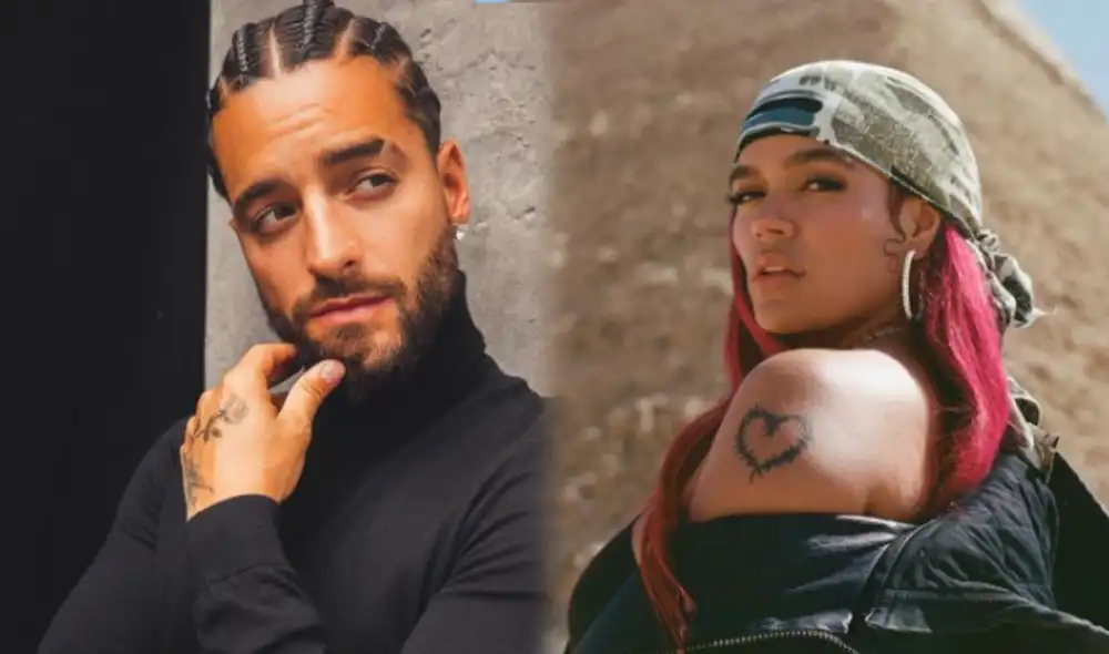 Karol G y Feid son expuestos por la respuesta de Maluma. Foto: Composición LR/ Maluma / Karol G / Feid
