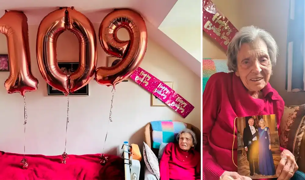 Para su cumpleaños 109, gozó de su comida favorita gracias a los chefs de Birchlands Care Home en Haxby. Foto: composición LR/Daily Mail Para su cumpleaños 109, gozó de su comida favorita gracias a los chefs de Birchlands Care Home en Haxby. Foto: composición LR/Daily Mail