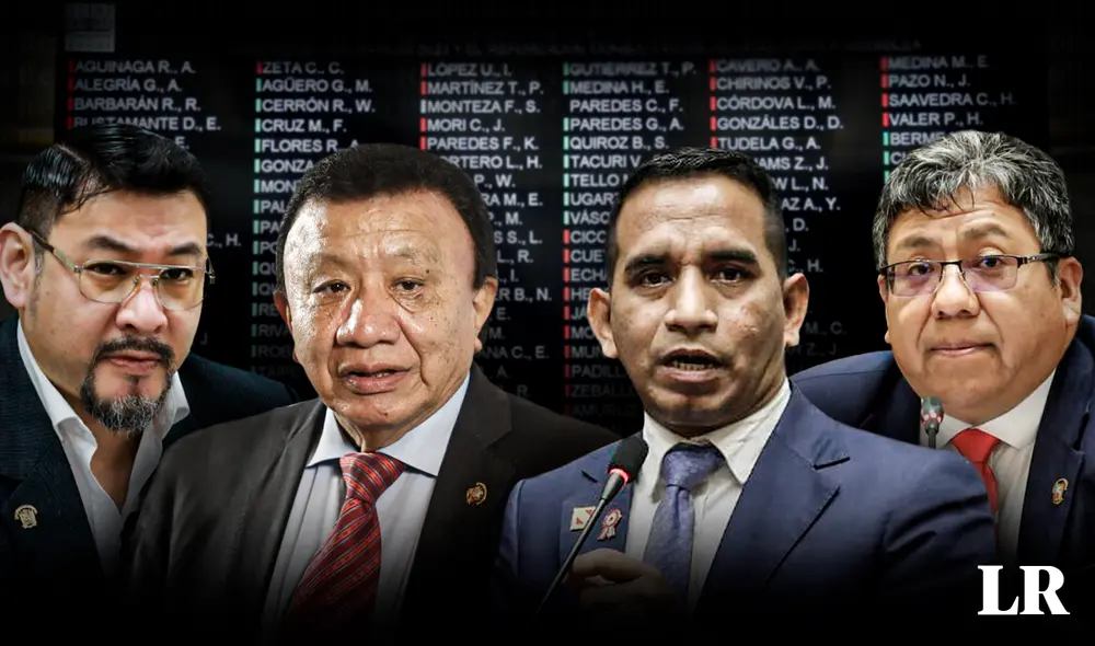 De acuerdo con la recomendación de Ética, dichos congresistas podrían ser suspendidos desde los 60 hasta los 120 días sin goce de haber. Foto: diseño de Jazmín Ceras/La República