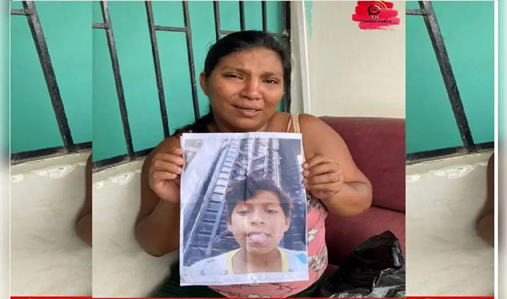 Madre busca incansablemente a su hijo. Foto: Tumbes habla. Madre busca incansablemente a su hijo. Foto: Tumbes habla.