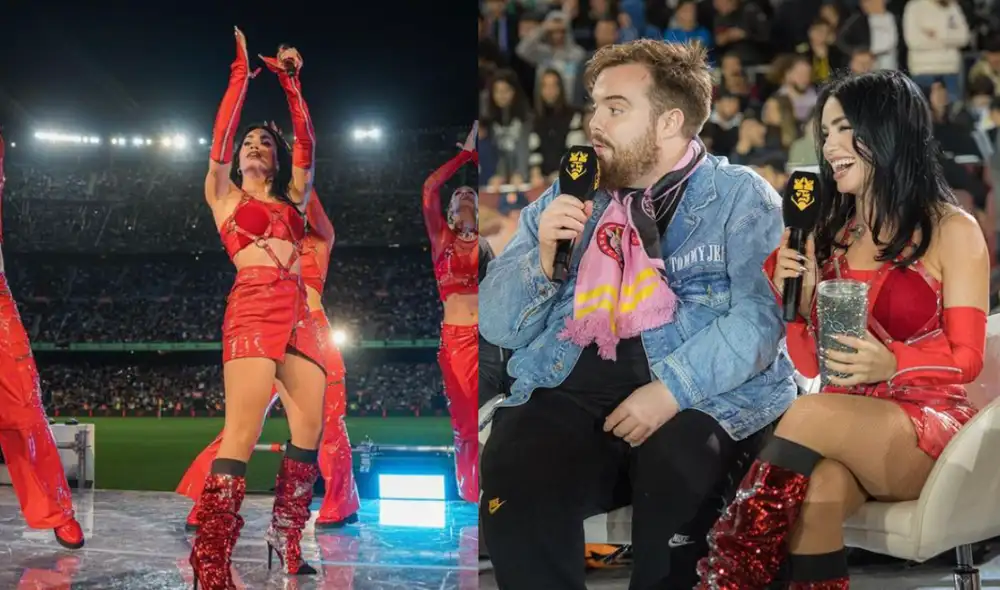 Lali Espósito en la Kings League 2023. Foto: composición LR/Instagram Lali Espósito en la Kings League 2023. Foto: composición LR/Instagram