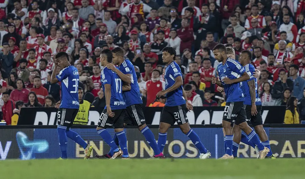 Millonarios se quedó con el clásico de Bogota al ganar a Independiente Santa Fe. Foto: Millonarios Millonarios se quedó con el clásico de Bogota al ganar a Independiente Santa Fe. Foto: Millonarios