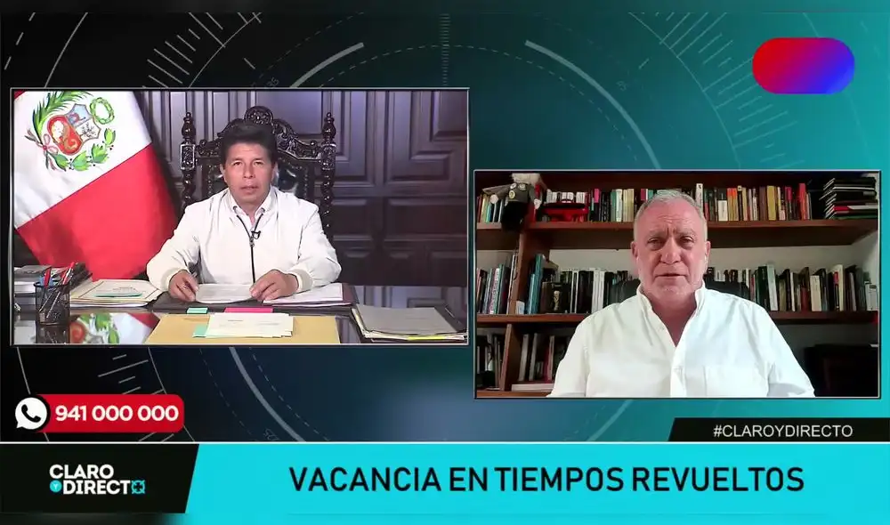 Augusto Álvarez Rodrich arremete contra el accionar del Congreso tras disminución de su aprobación. Foto: captura LR+/Video: LR+