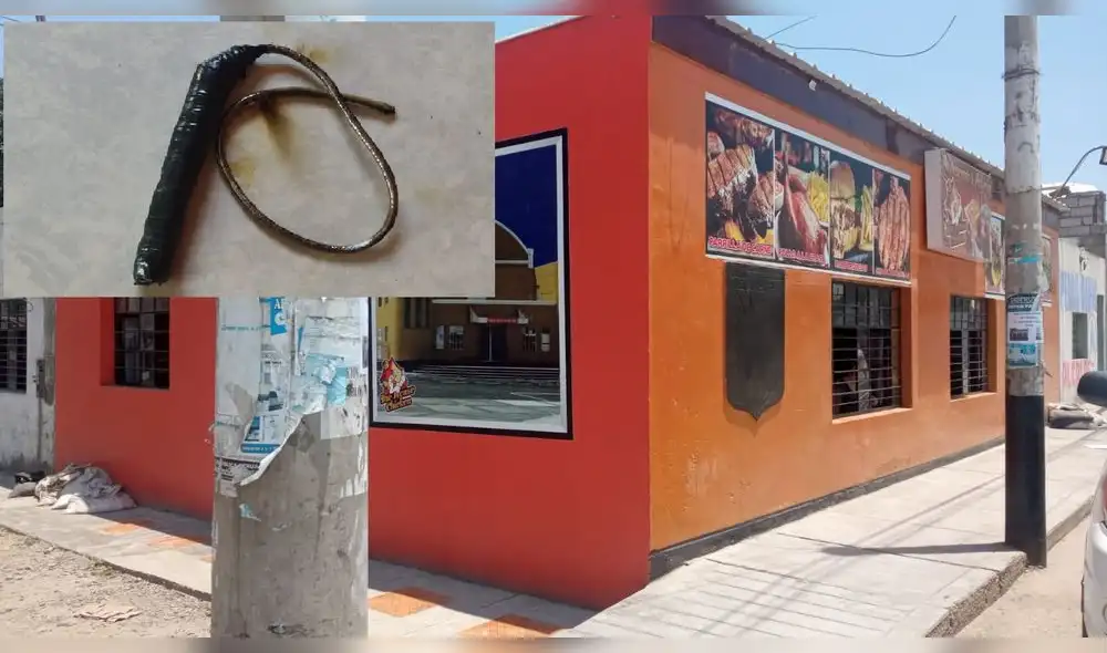 Es la segunda vez que amenazan a los dueños de la pollería. Foto: PNP-UDEX