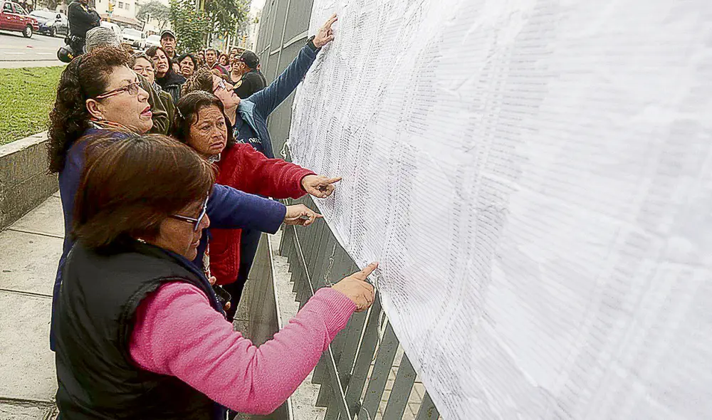 Atentos. Maestros esperan la segunda etapa del concurso. Foto: difusión
