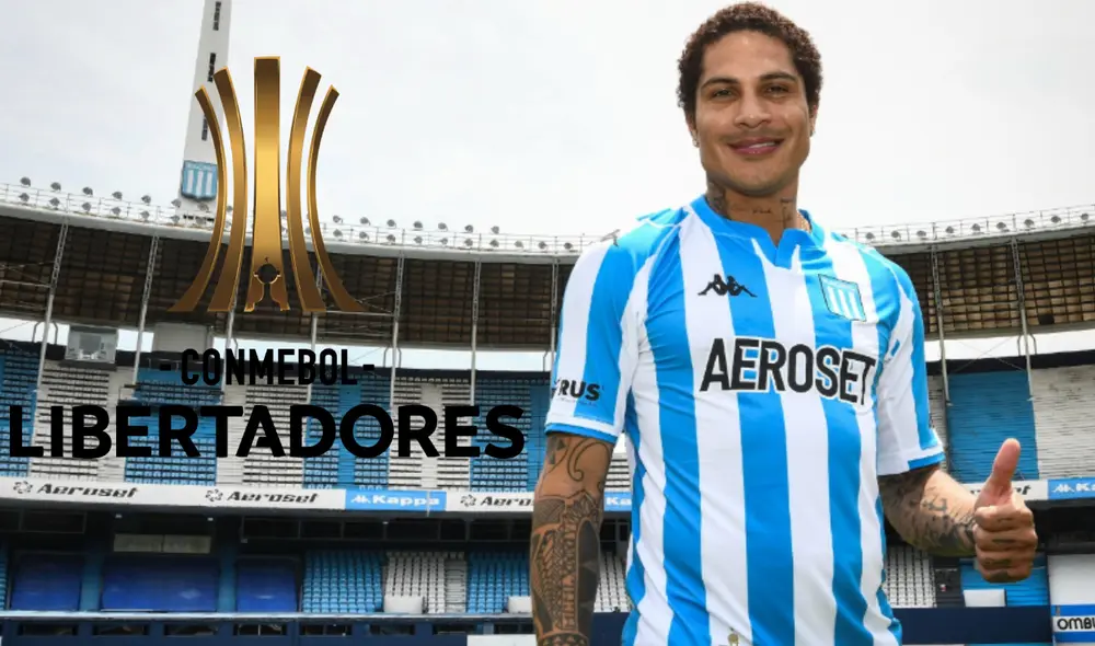 Paolo Guerrero llegó a Racing este 2023. Foto: Racing Paolo Guerrero llegó a Racing este 2023. Foto: Racing