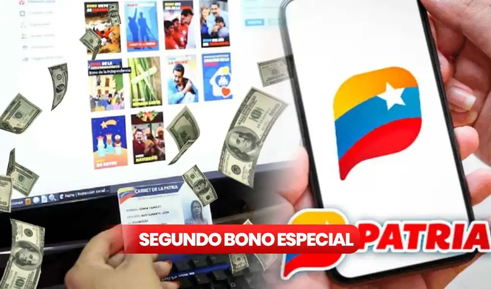 El Segundo Bono Especial de marzo se entrega a través del Sistema Patria. Foto: composición LR/ El Diario