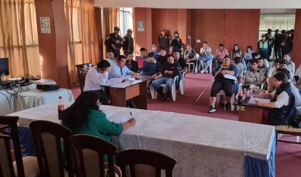 Audiencia. La diligencia de prisión preventiva se viene realizando en el municipio de Caravelí. Foto: La República