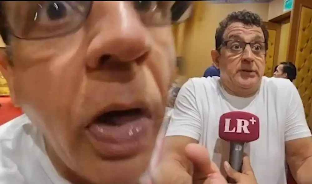 Sergio Galliani arremete contra periodista en entrevista. Foto: composición LR/ Barbara Mamani / URPI-LR Sergio Galliani arremete contra periodista en entrevista. Foto: composición LR/ Barbara Mamani / URPI-LR