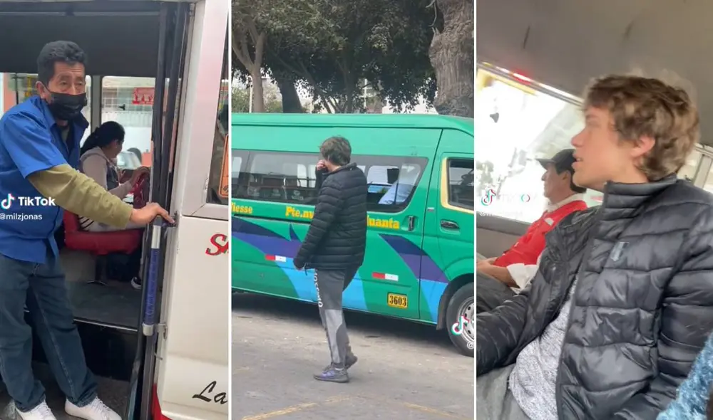 La reacción del extranjero se hizo viral en redes sociales. Foto: composición LR/TiKTok La reacción del extranjero se hizo viral en redes sociales. Foto: composición LR/TiKTok