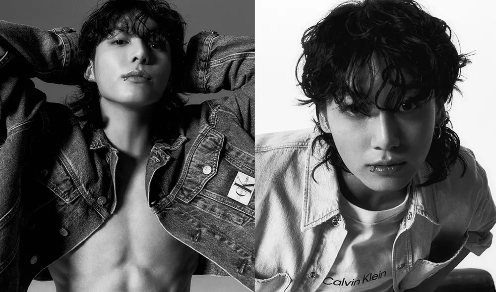 Jungkook luce denim y ropa interior de Calvin Klein. Foto: Elle Singapur Jungkook luce denim y ropa interior de Calvin Klein. Foto: Elle Singapur